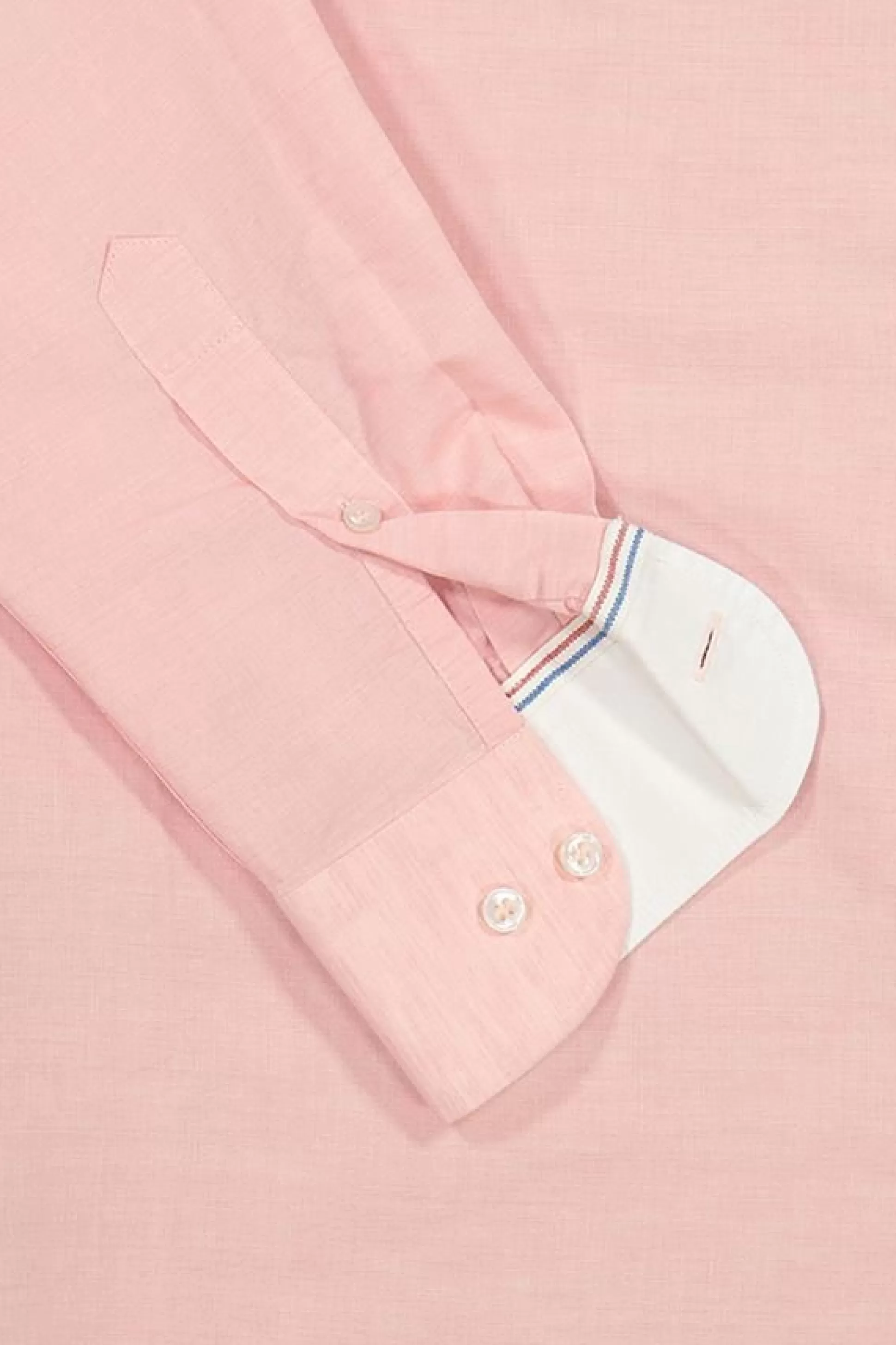 New Henry Bucks PAUL&SHARK Cotton & Linen Shirt PINK