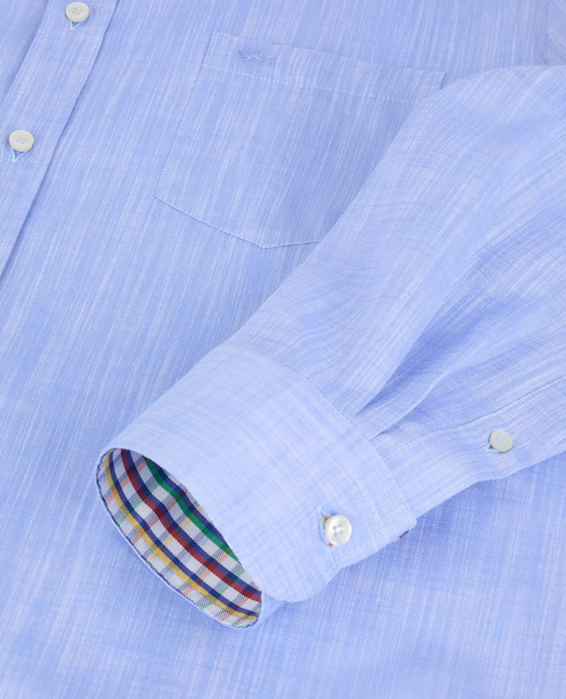 Online Henry Bucks PAUL&SHARK Cotton Shirt SKY BLUE