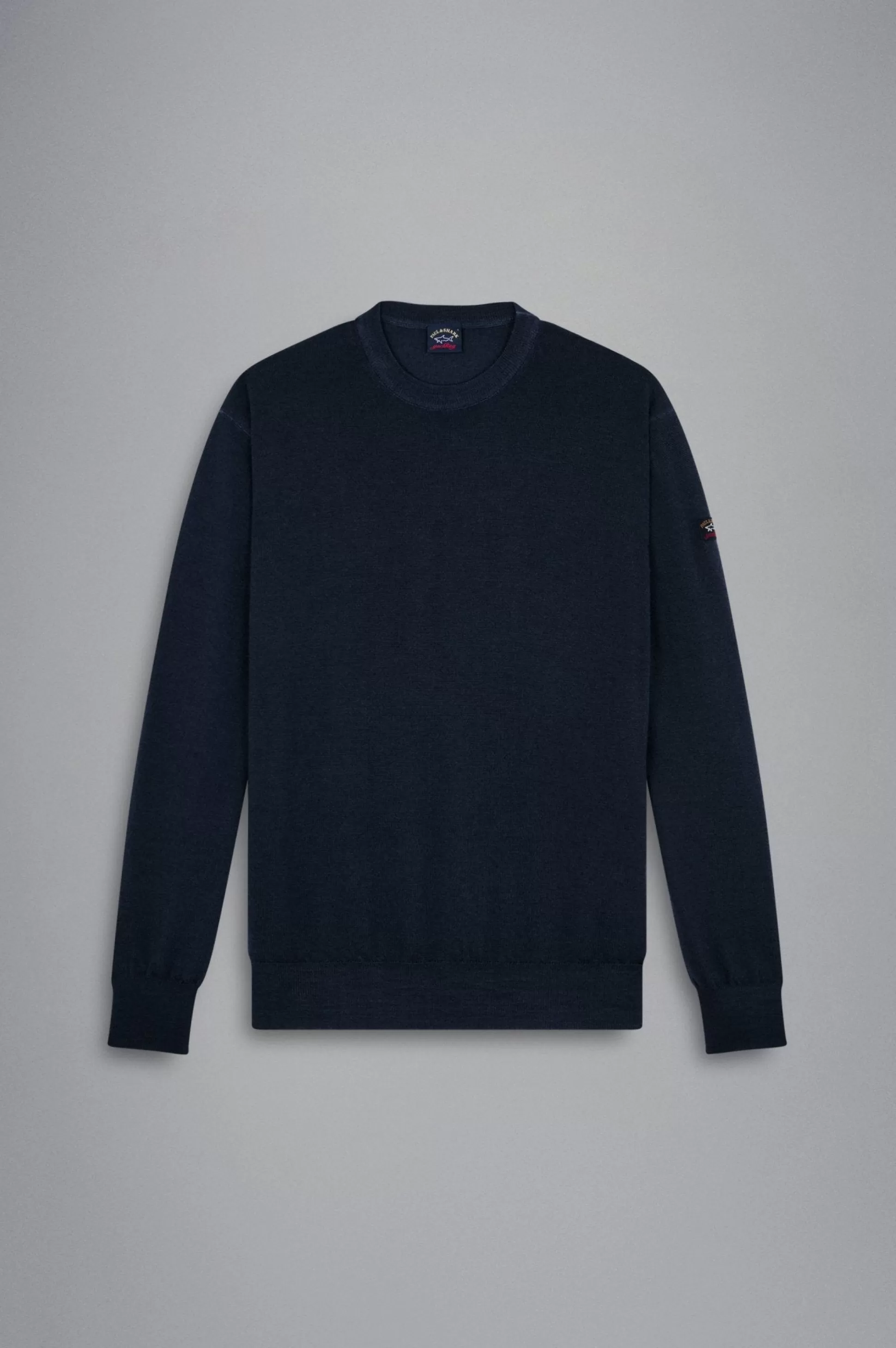 Outlet Henry Bucks PAUL&SHARK Extra Fine Merino Crewknit NAVY