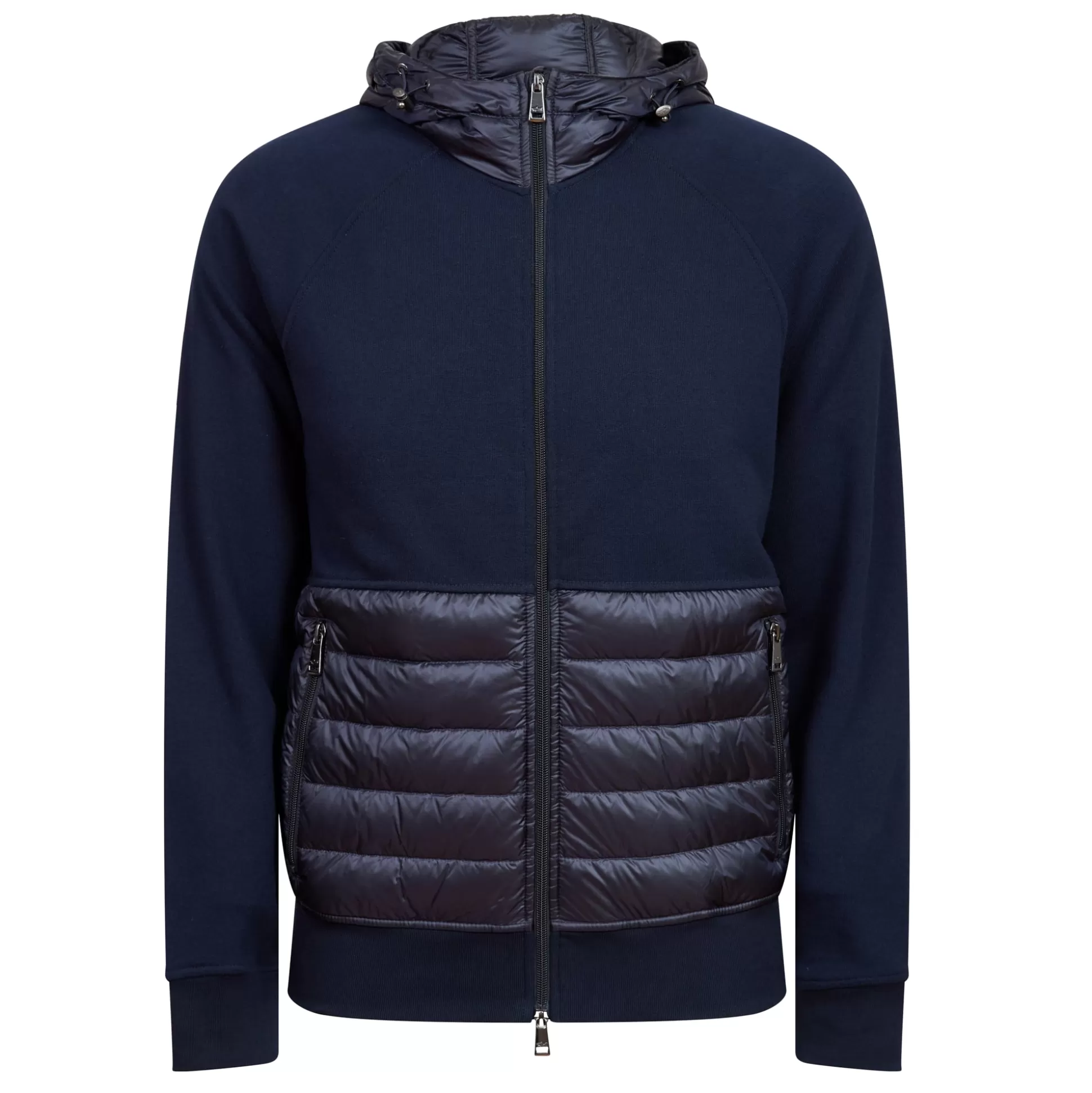 Outlet Henry Bucks PAUL&SHARK Full Zip Hooded Down Jacket NAVY