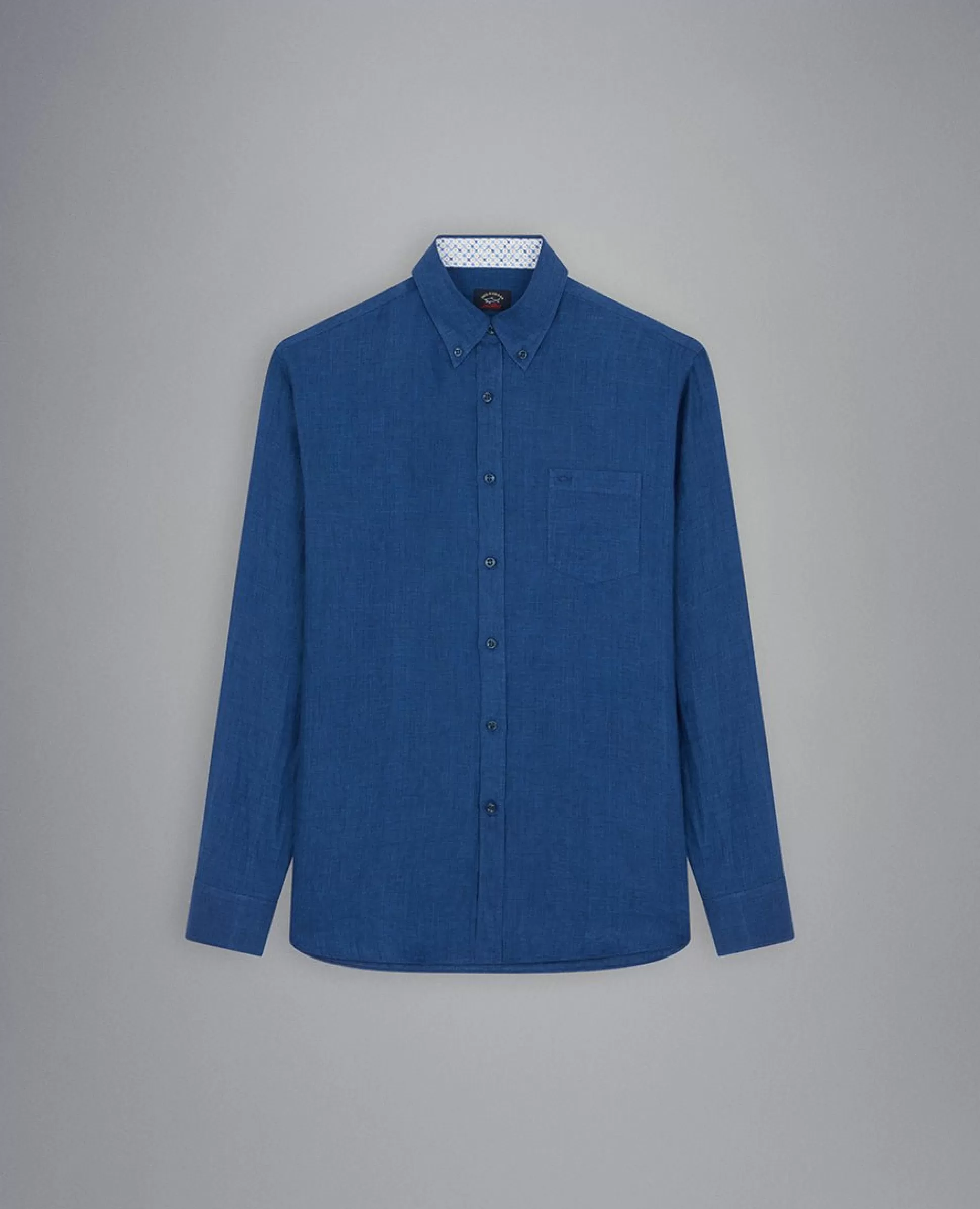 Store Henry Bucks PAUL&SHARK Linen Shirt NAVY