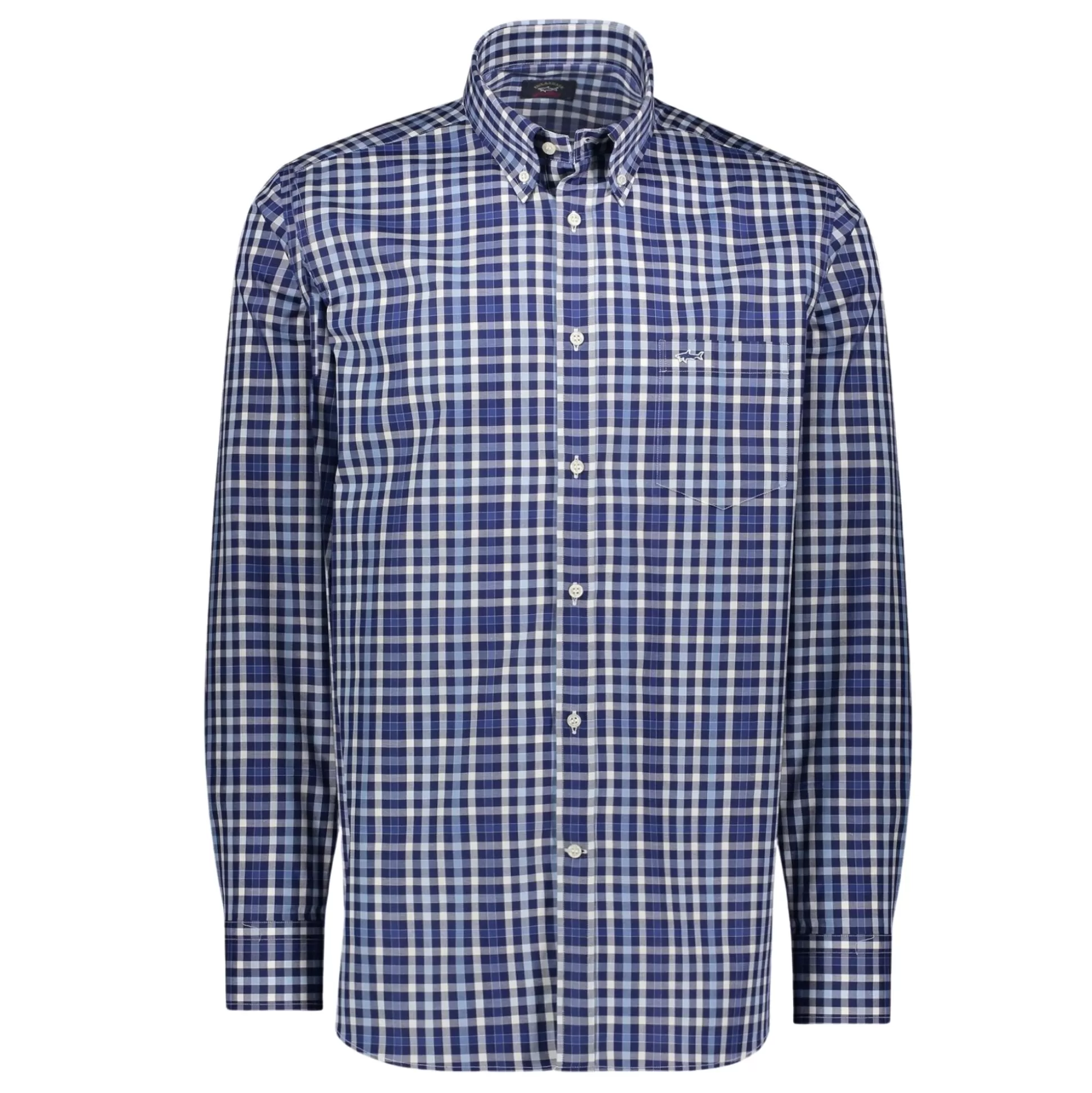 Online Henry Bucks PAUL&SHARK Multi Colour Check Shirt BLUE/NAVY