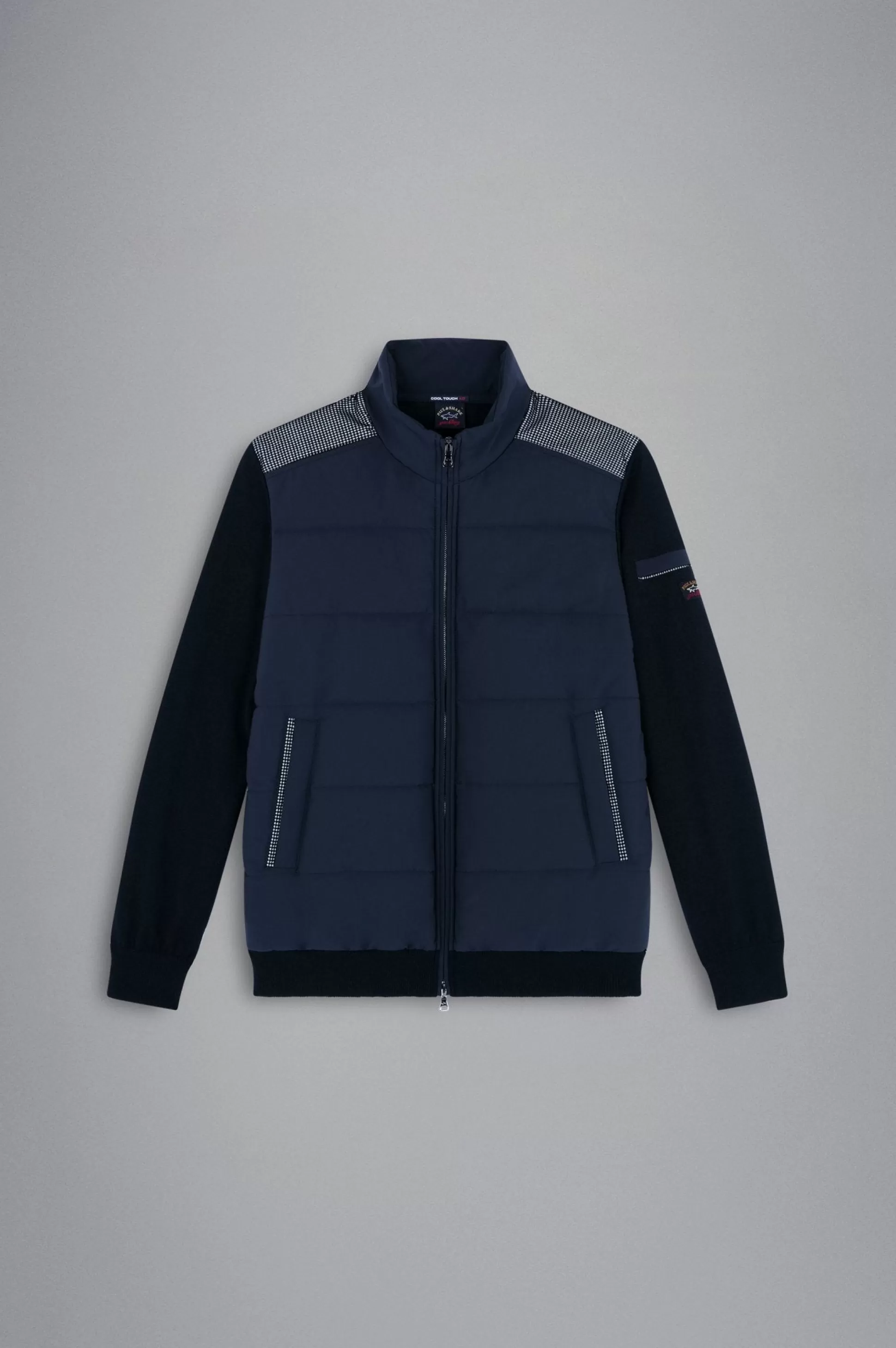 Sale Henry Bucks PAUL&SHARK X Cooltech Hybrid Jacket NAVY/BLACK