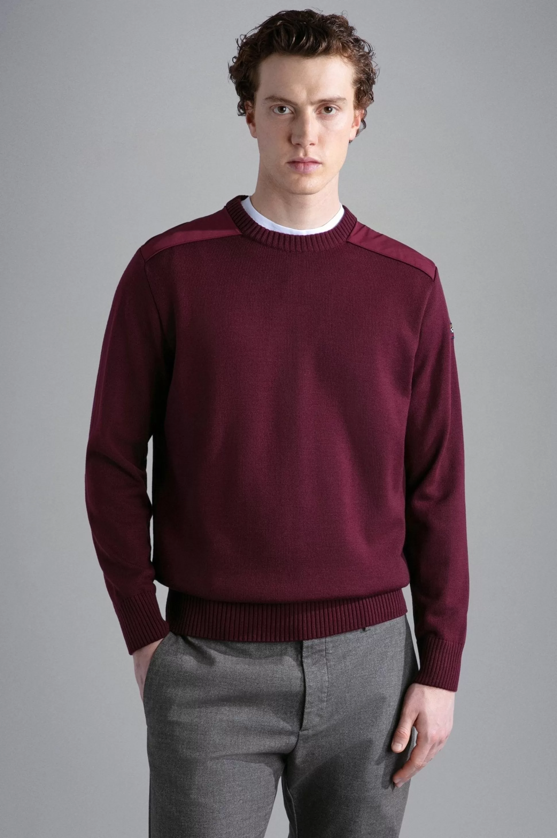 Best Sale Henry Bucks PAUL&SHARK X Soft Cooltouch Crewknit BORDEAUX