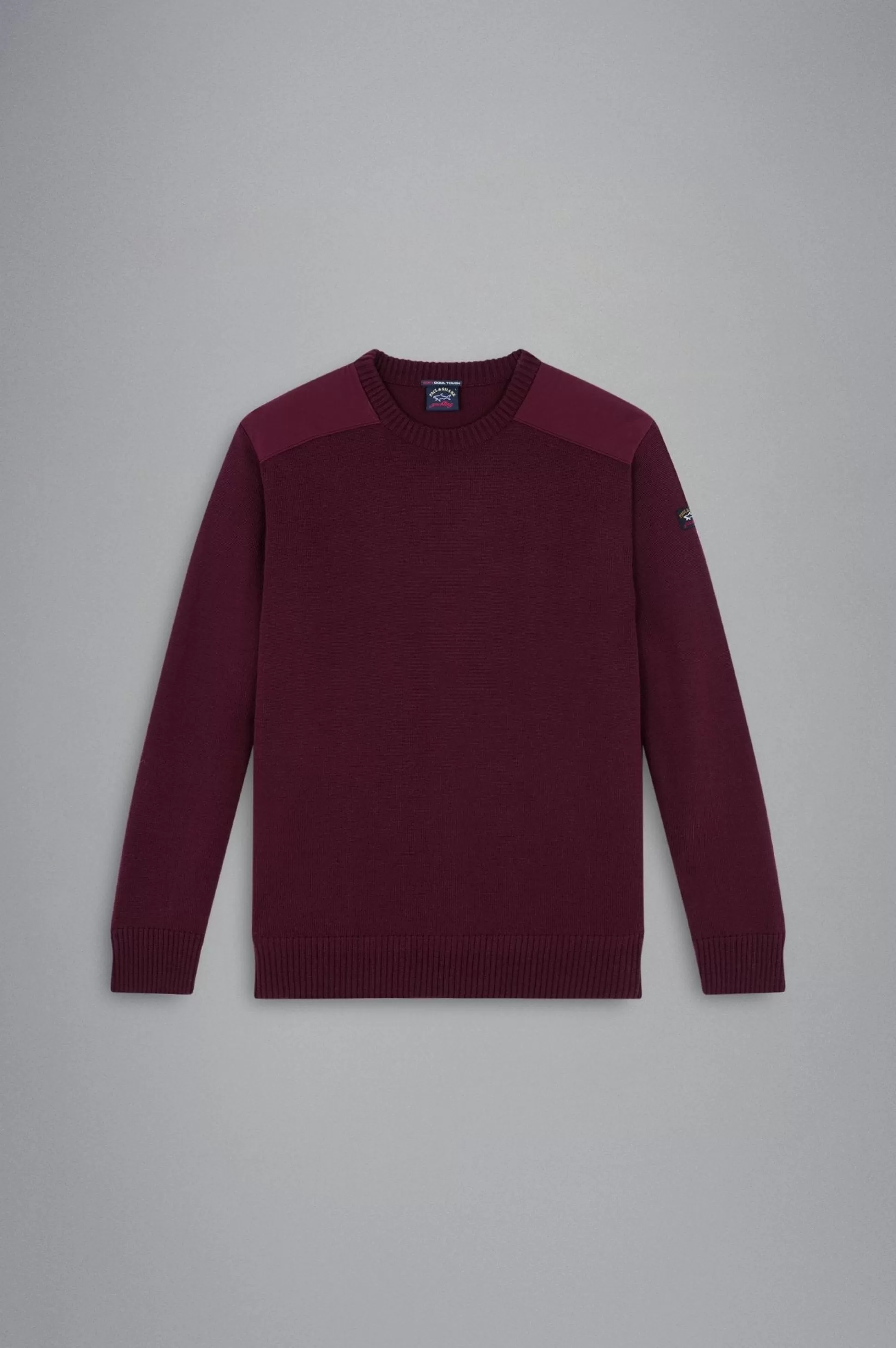 Best Sale Henry Bucks PAUL&SHARK X Soft Cooltouch Crewknit BORDEAUX