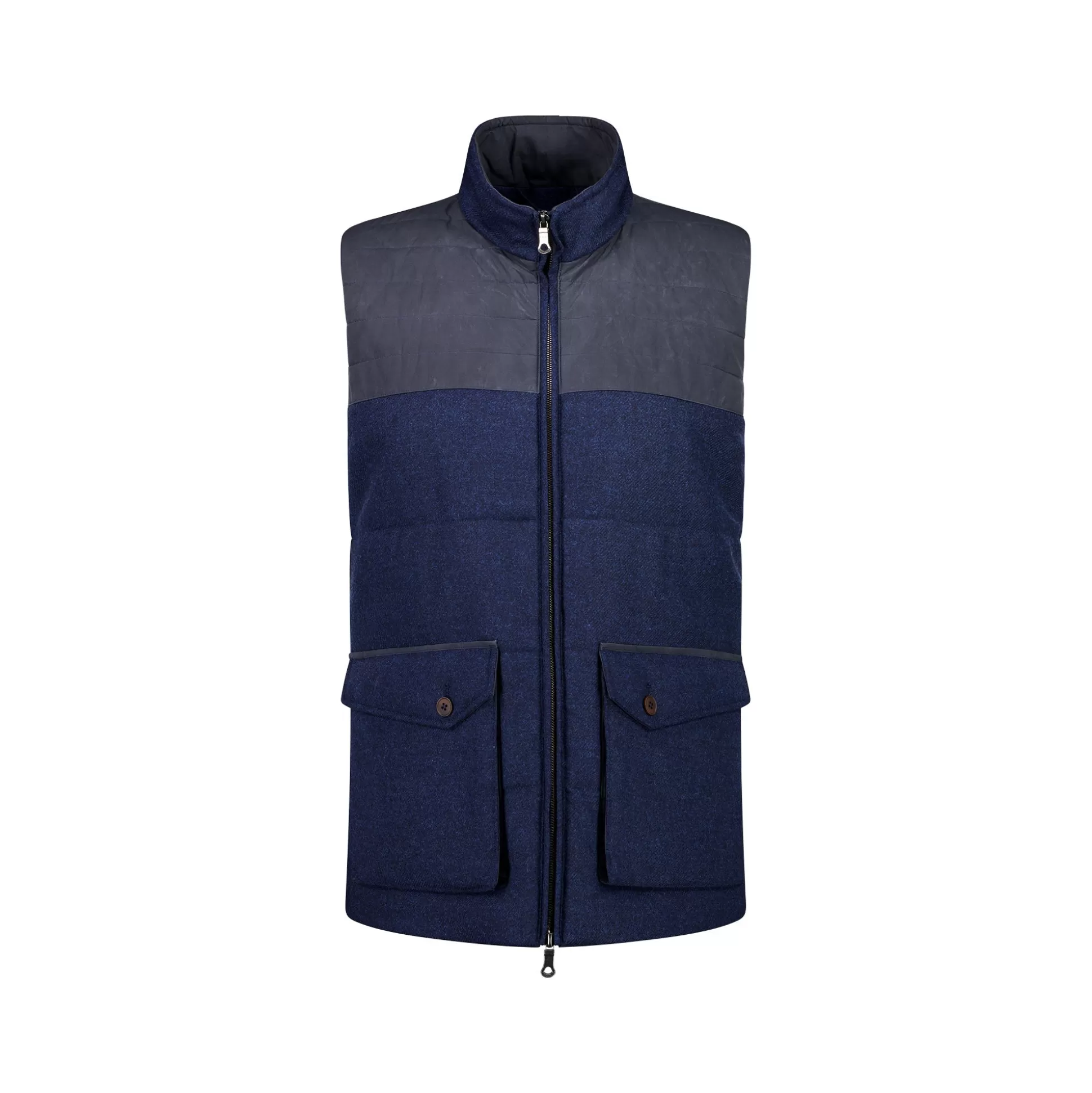 Hot Henry Bucks PURDEY Gatcombe Gilet NAVY REG