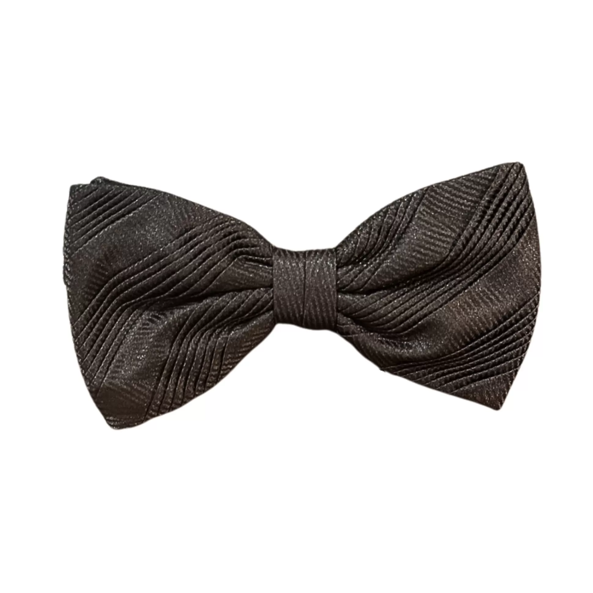 Cheap Henry Bucks STEFANO RICCI Pleated Bow Tie BLACK