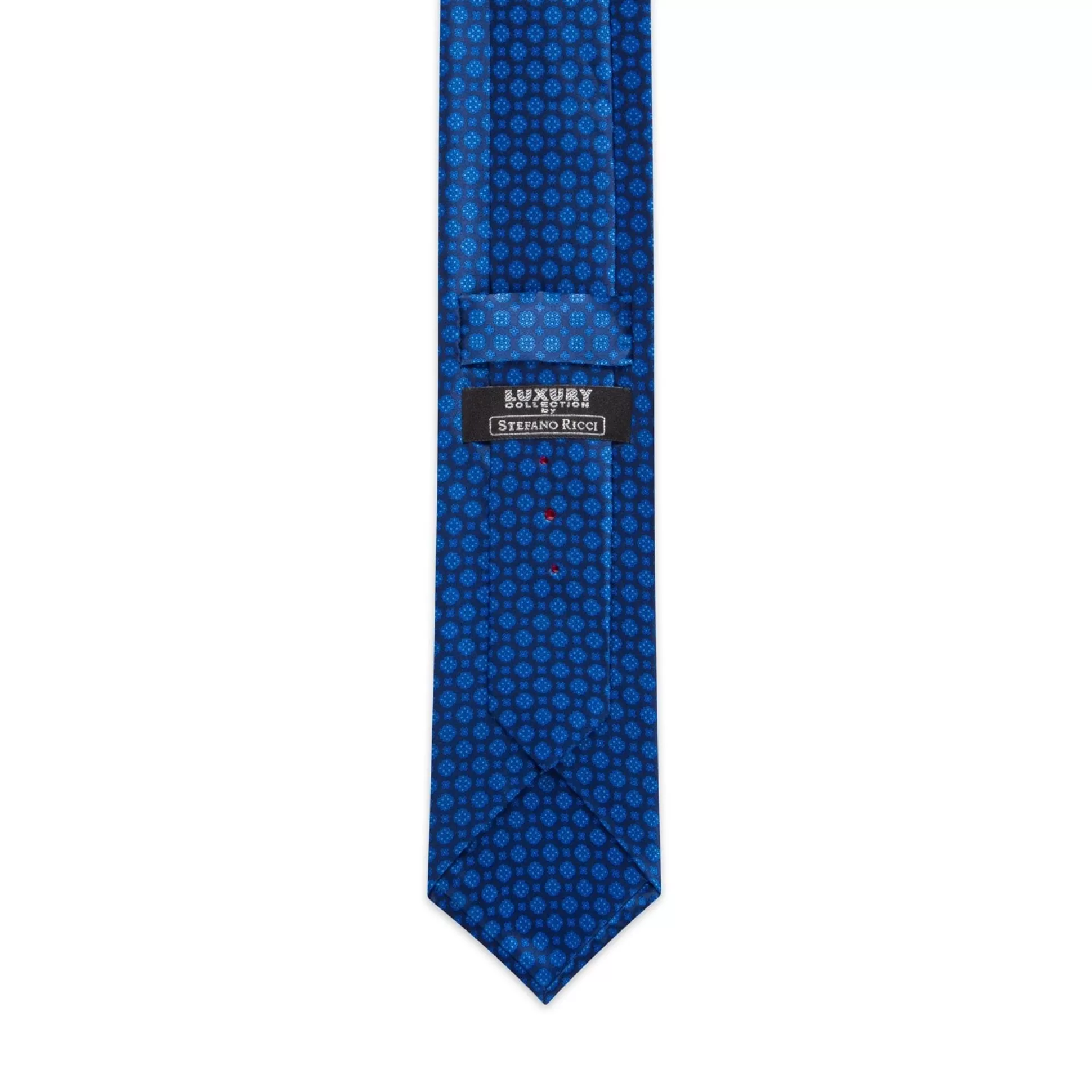 Best Sale Henry Bucks STEFANO RICCI Silk Tie NAVY/BLUE