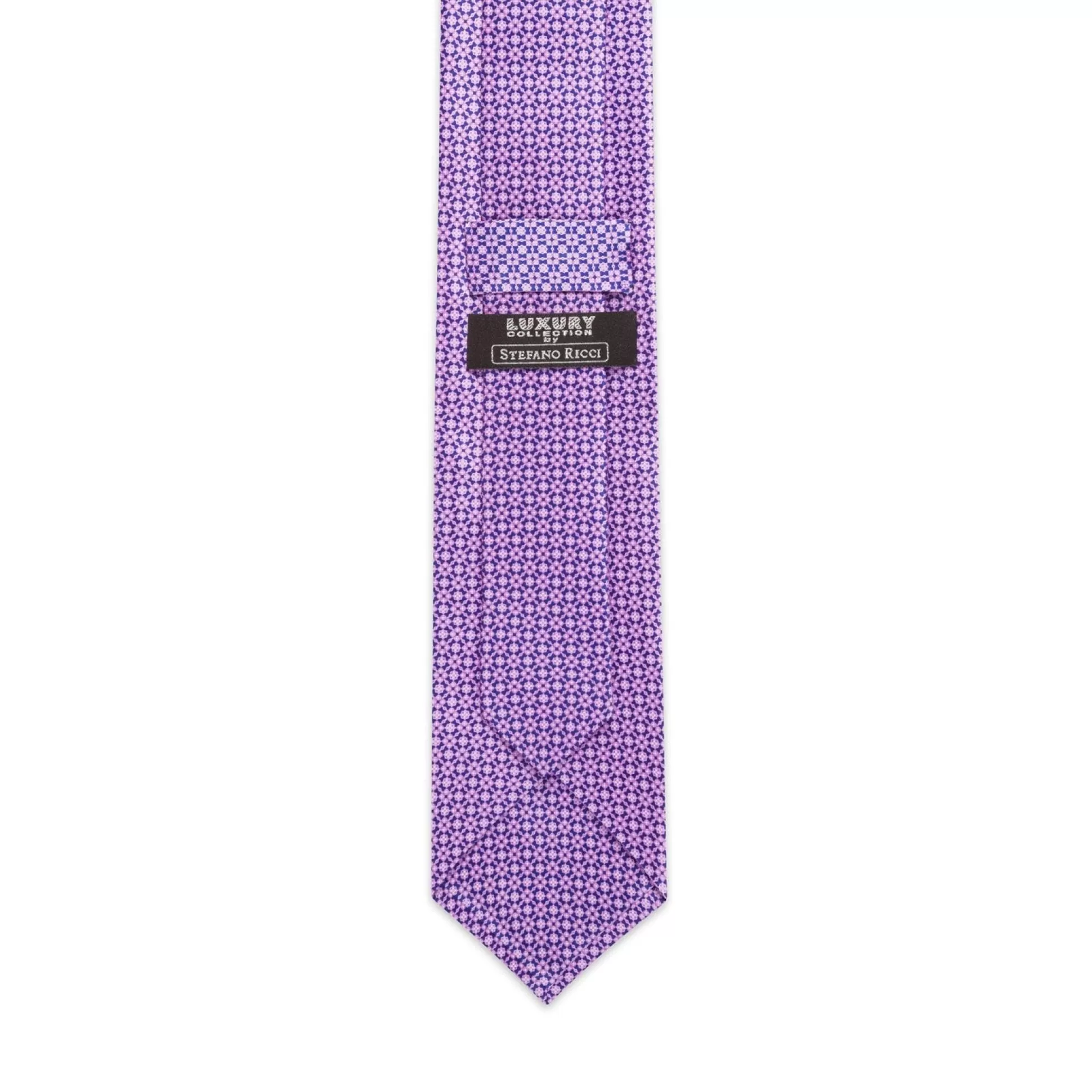 Cheap Henry Bucks STEFANO RICCI Silk Tie PURPLE/NAVY