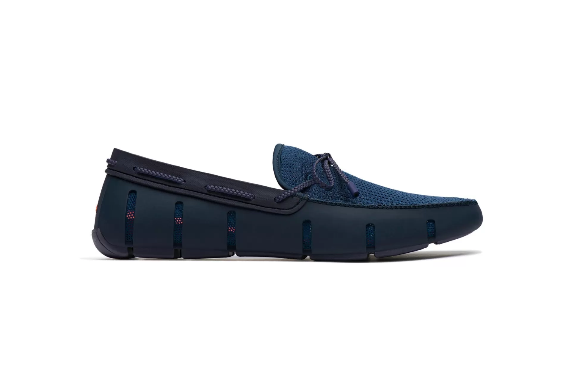 Sale Henry Bucks SWIMS Braid Lace Loafer NAVY