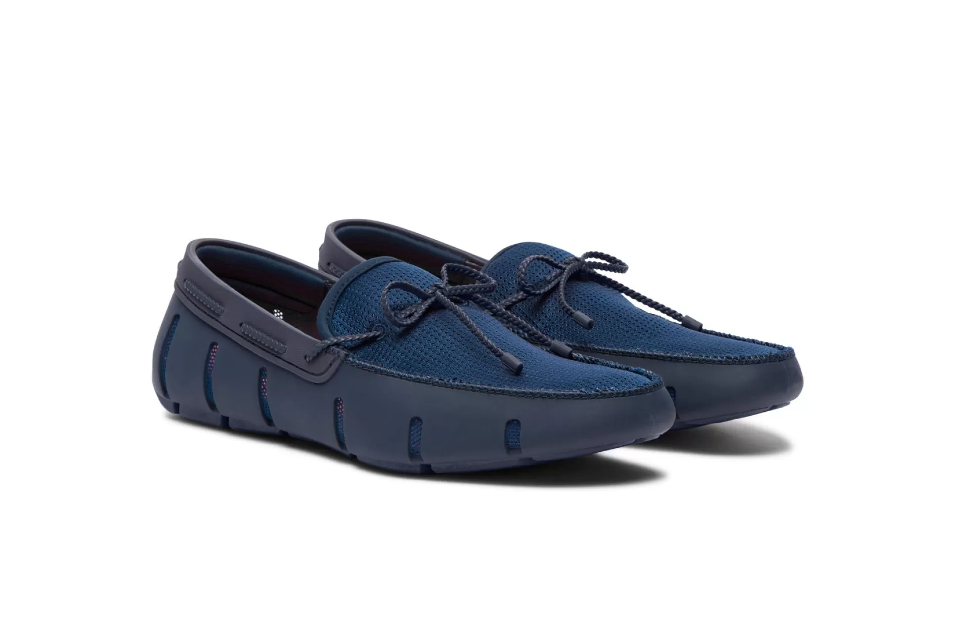 Sale Henry Bucks SWIMS Braid Lace Loafer NAVY