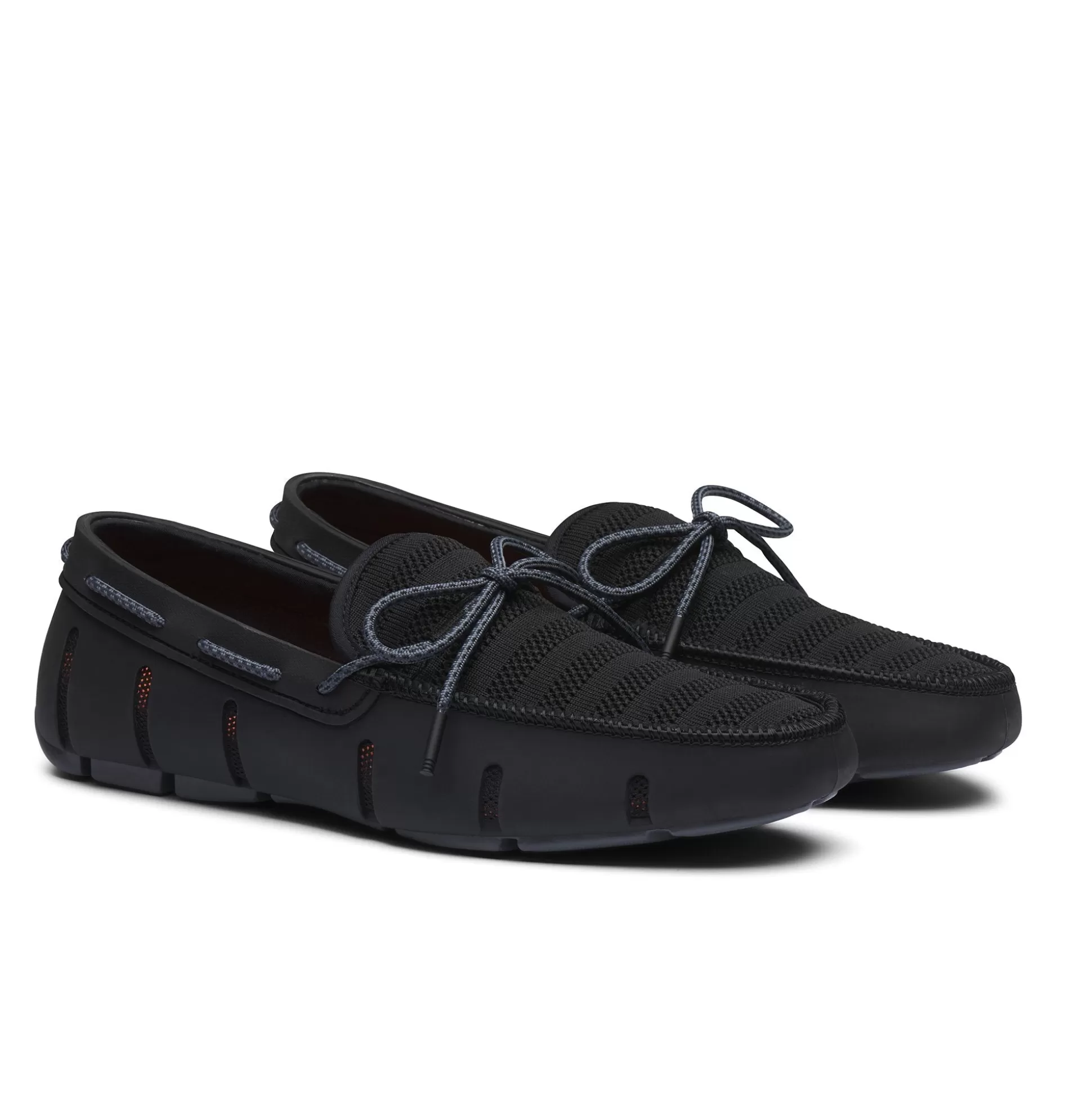 Fashion Henry Bucks SWIMS KNIT LACED LOAFER (Online Only*) BLACK/GREY