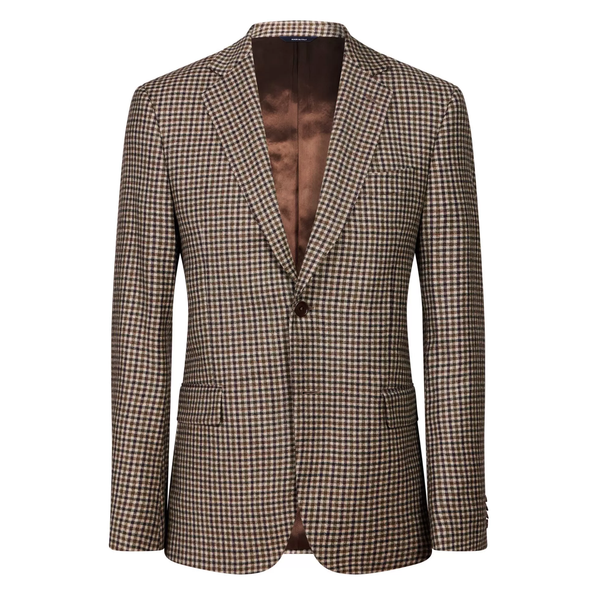 Store Henry Bucks TOMBOLINI X HENRY SARTORIAL Check Blazer OLIVE/BEIGE REG