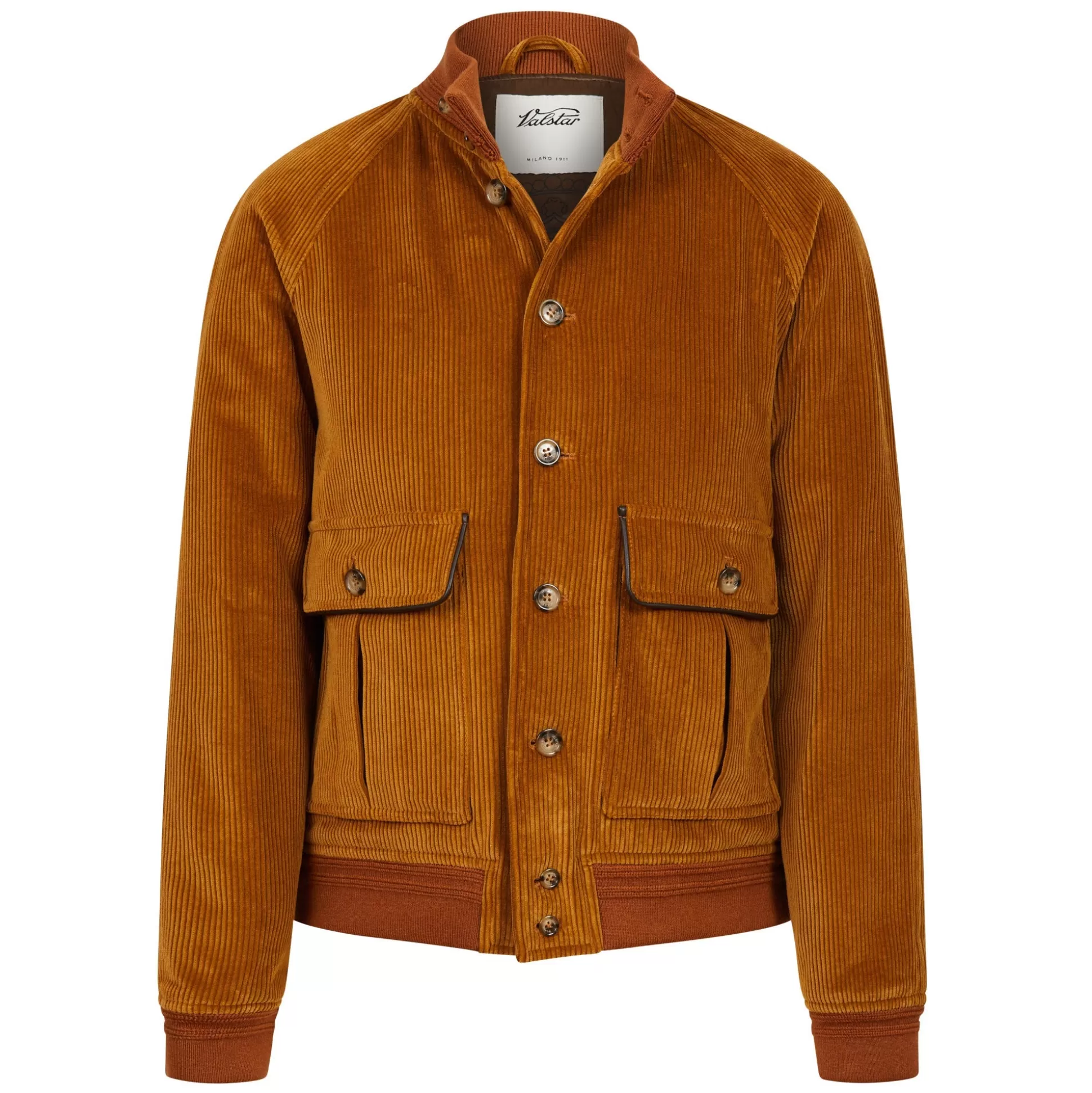 Shop Henry Bucks VALSTAR Padded Corduroy Jacket TAN