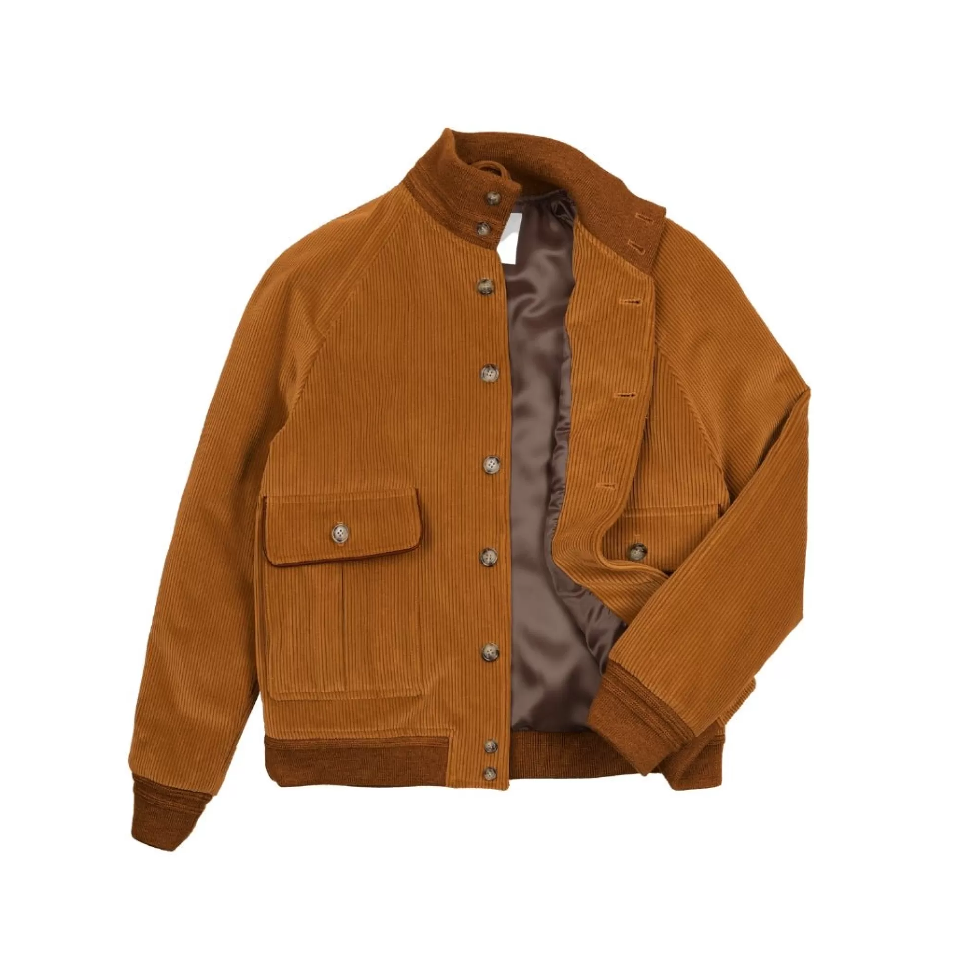 Shop Henry Bucks VALSTAR Padded Corduroy Jacket TAN