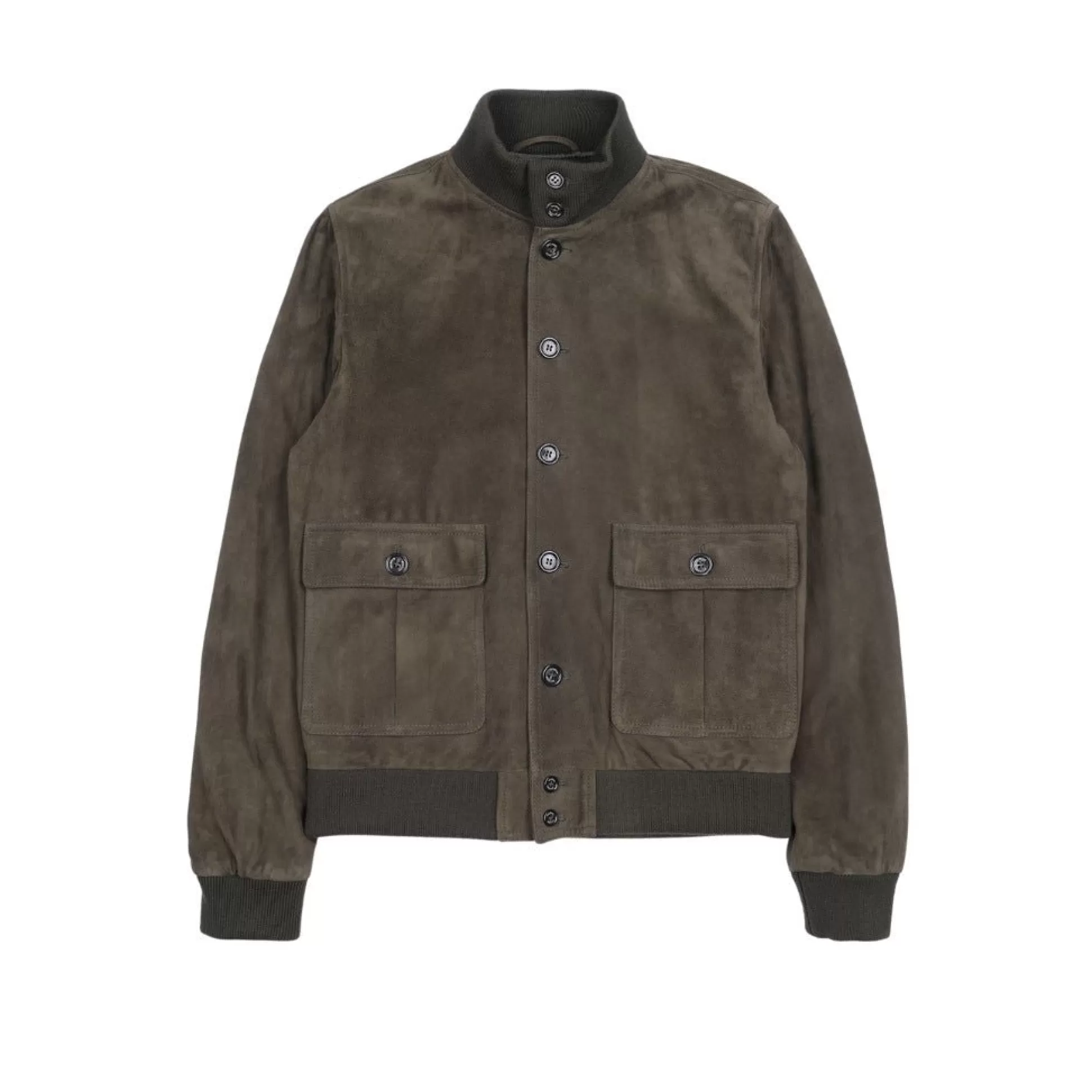 Outlet Henry Bucks VALSTAR Suede Valstarino Jacket MILITARY GREEN REG