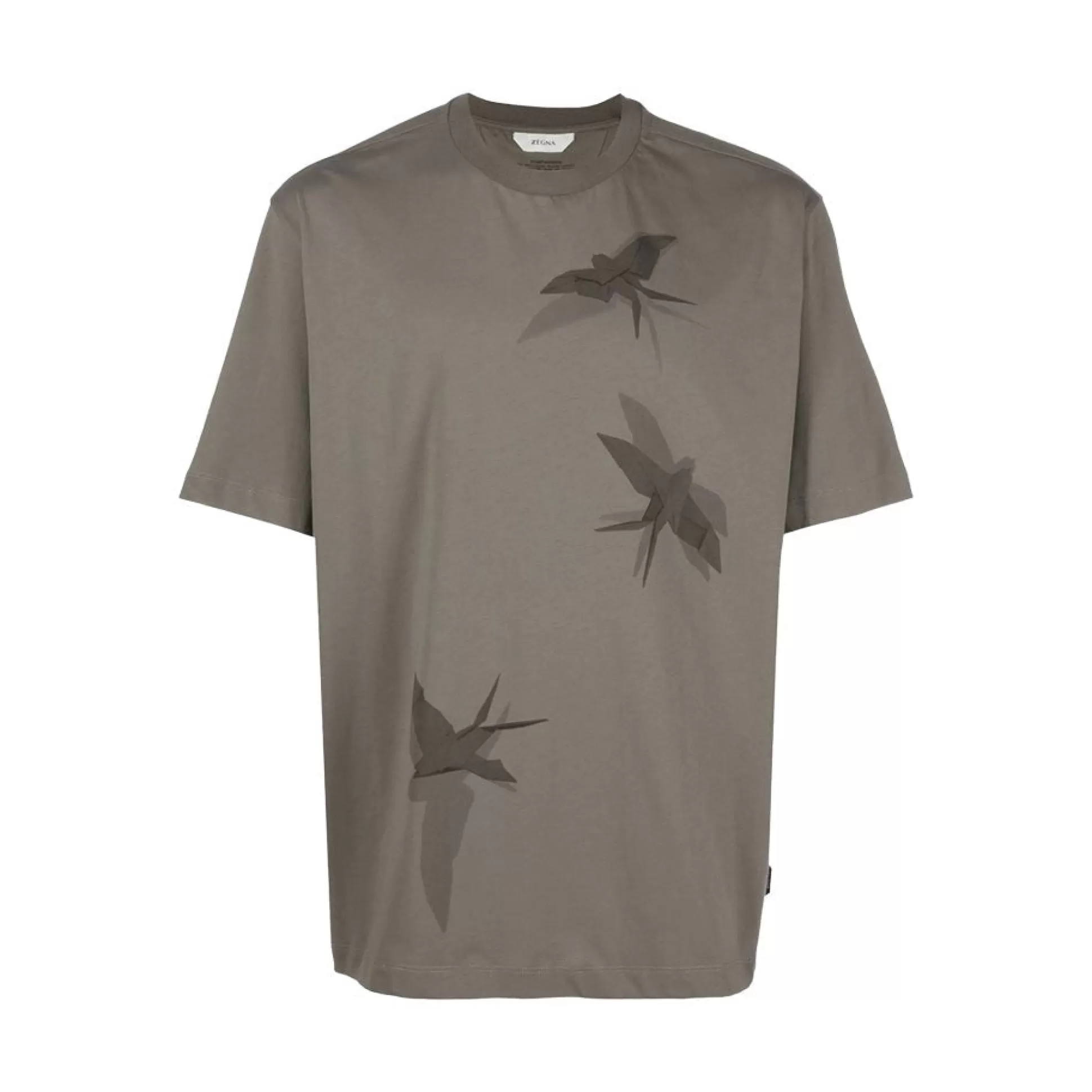 Hot Henry Bucks Z ZEGNA #USETHEEXISTING Cotton Blend Printed T-Shirt SLATE