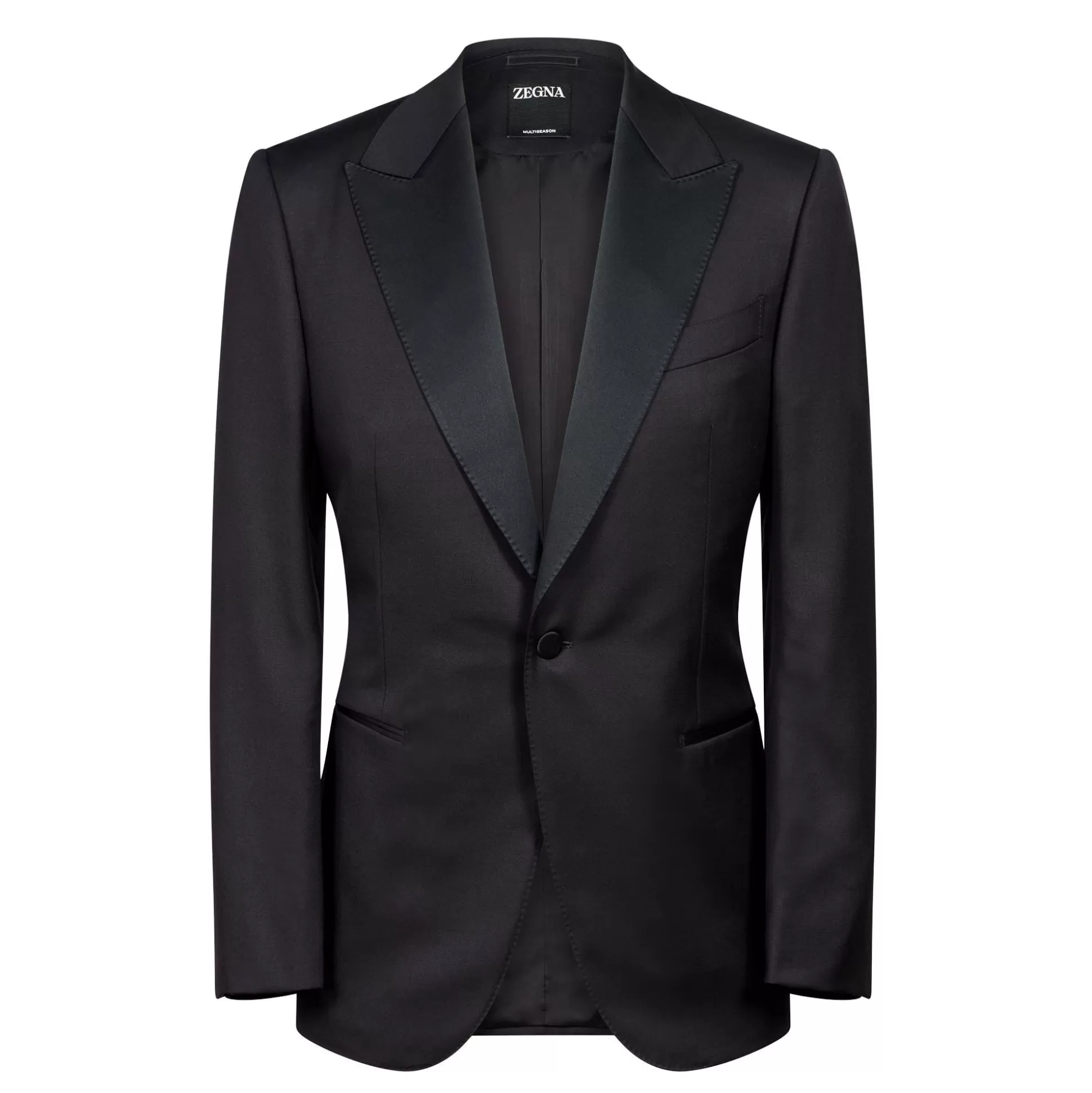 Shop Henry Bucks ZEGNA Multi Season Evening Suit BLACK REG