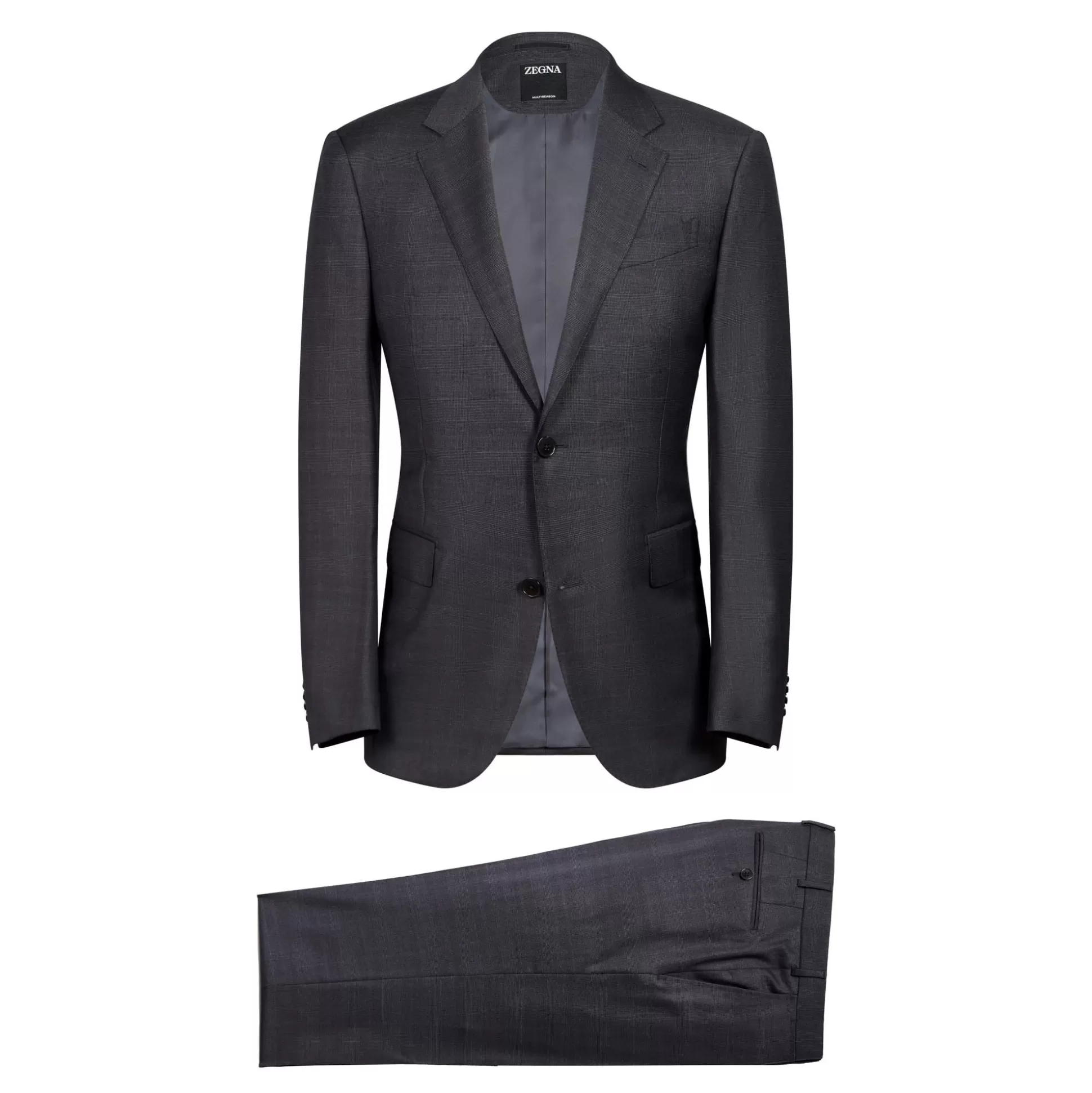 New Henry Bucks ZEGNA Multi Season Suit CHARCOAL REG