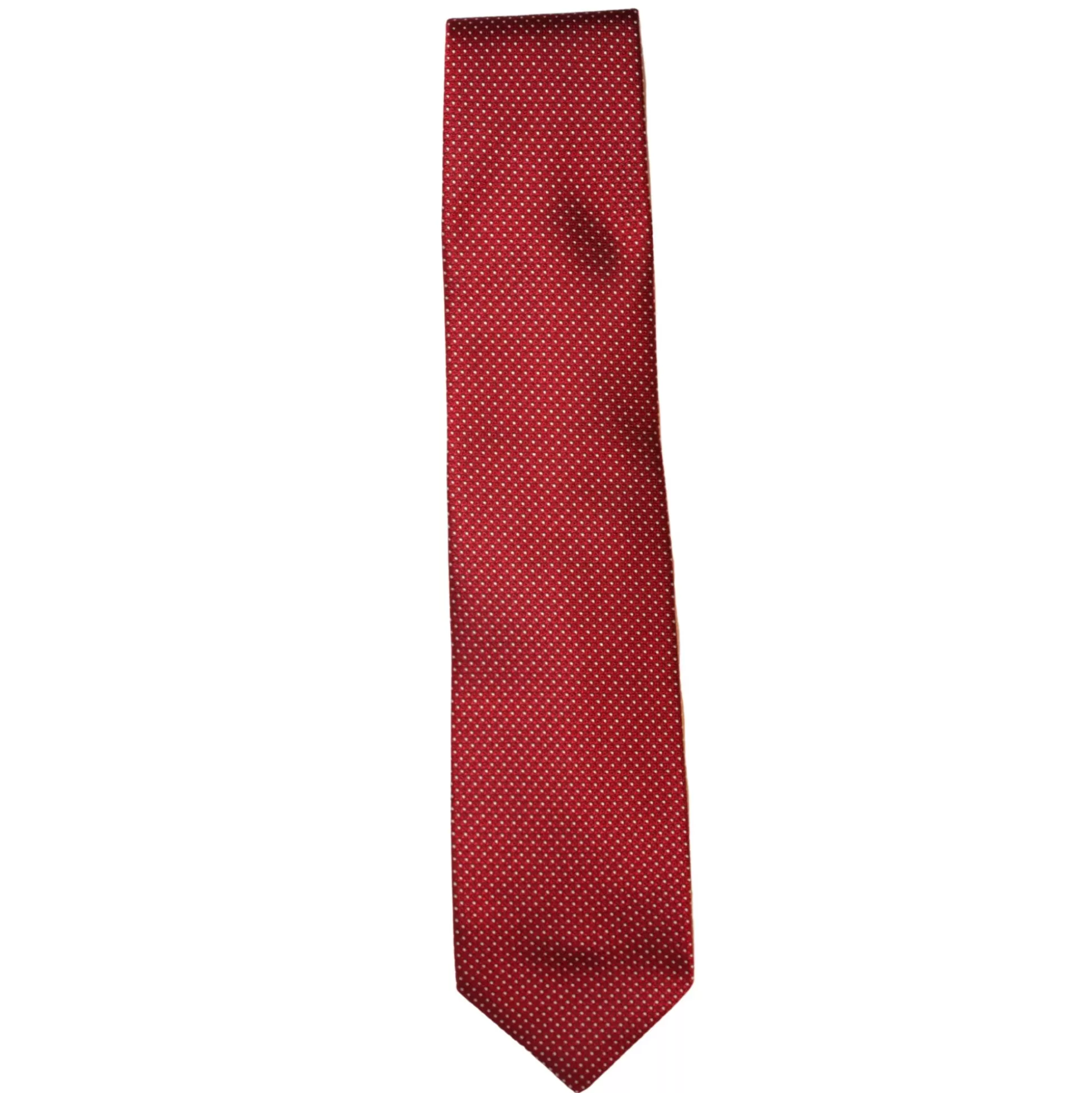 Sale Henry Bucks ZILLI Dotted Silk Tie RED