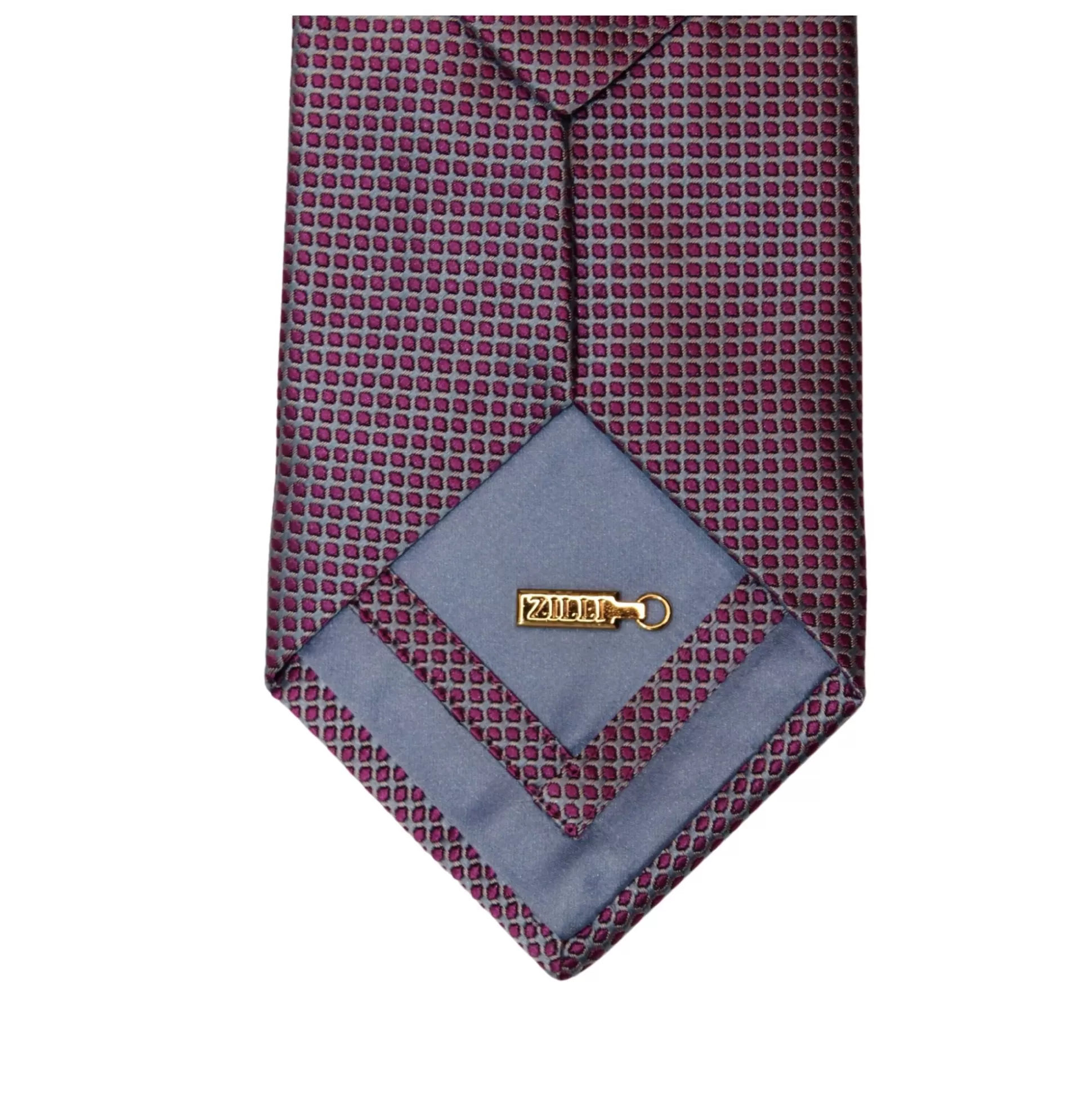 Best Sale Henry Bucks ZILLI Printed Silk Tie BLUE/PINK